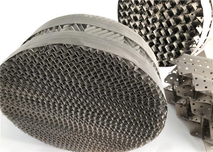 Knitted Metal Silk Screen Mesh Corrugated Packing 316L 700 CY