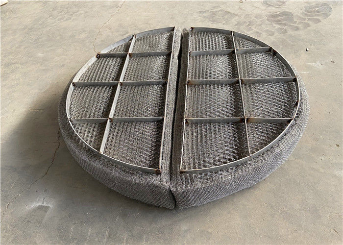 SS 304 Grade Wire Mesh Demister Pad For Chemical Tower In Boiler Steam Drum