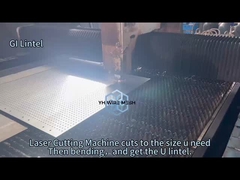 Galvanised 6mm Round Hole Punched Perforated Wire Mesh Netting