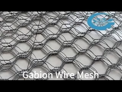 Low Carbon Iron Wire Gabion Basket With Mesh Hole 60x80mm/80x100mm/10x12mm