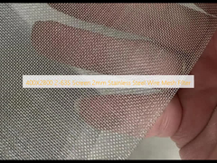 400X2800 2-635 Screen 2mm Stainless Steel Wire Mesh Filter