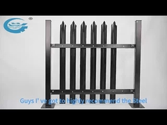 Steel Palisade Fencing 2-3m Width 10 Year Warranty