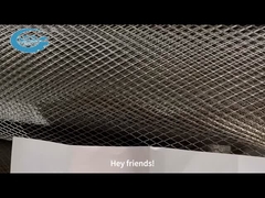 Galvanized Expanded Metal Mesh Diamond Opening 1.188x2.5 Inch