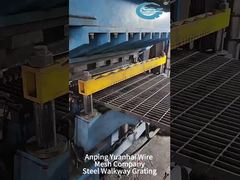 Serrated Type Steel Walkway Grating Panel Corrosion Resistant