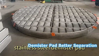 stainless steel  wire mesh demister pad