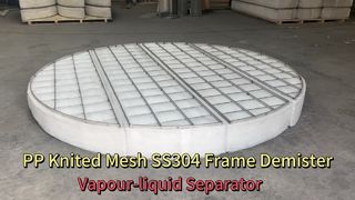 pp demister SO2 wet scrubber video