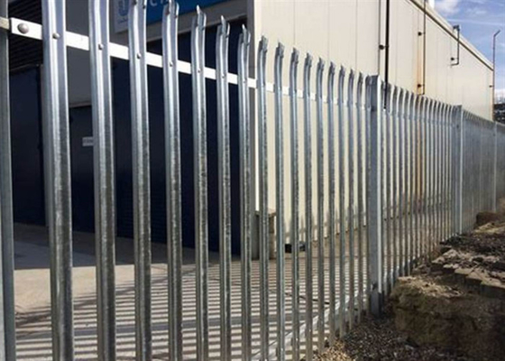 Powder Coated Angle Bar Euro Steel Palisade Fencing 1.8*2.4m W Pale 40mmx40mm