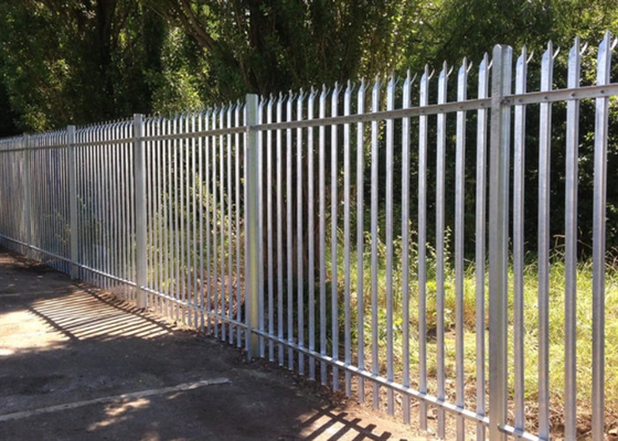 Residential Security Low Carbon Steel Palisade Fencing Rodent Proof