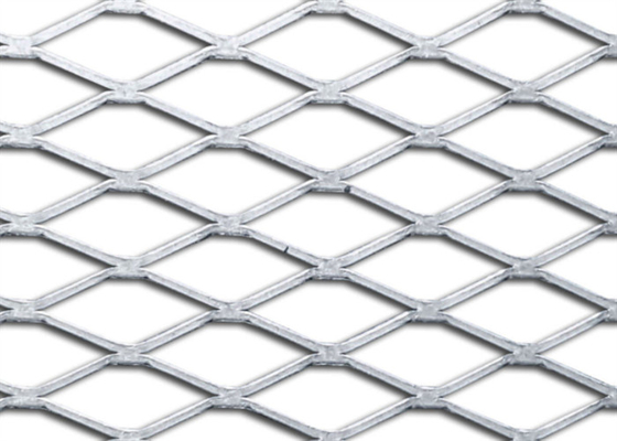 Galvanized Expanded Metal Wire Mesh With Diamond Hole 25 * 50mm 1.2 * 2.4m