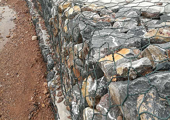 Zinc Coated Gabion Netting High Corrosion Resistance 1.5x1x1m For Retaining Wall