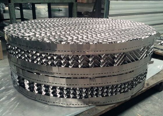 SS304 Metallic Structured Packing for Gas-liquid Separation Tower