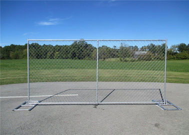 Hot Galvanized Temporary Mesh Fencing 1.8 X 2.4 Welded Mesh Mobile Fence
