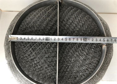 SS 304 / 316 Wire Mesh Demister Pad For Gas Liquid Separation Air Purification