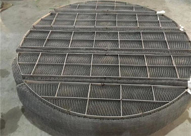 SS Gas Liquid Filter Wire Mesh Demister Pad Mist Eliminator For Chemical Columns