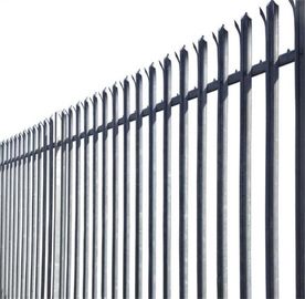 2.0m D / W Section Palisade Fencing , Palisade Fencing Pales Colorful Galvanized Steel