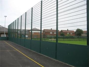 Metal Welded Wire Fence Panels Powder Coating For Sports Ground Leisure Center