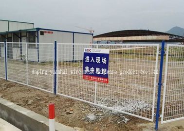 Steel Welded Temporary Fence , Temporary Construction Fence Panels ISO Certificate
