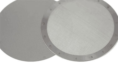 Anti Corrosion Stainless Steel Mesh Filter Discs Fatigue Resistance For Liquid