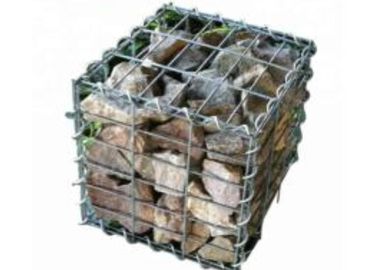 Silver / Green Galvanised Gabion Wire Mesh Easy Maintenance For Poultry