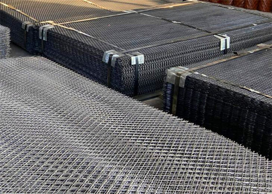 Heavy Duty Black Thickness 8.0mm Expanded Metal Wire Mesh