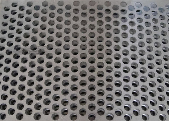 Honeycomb Punching Perforated Wire Mesh 4.0mm Thickness