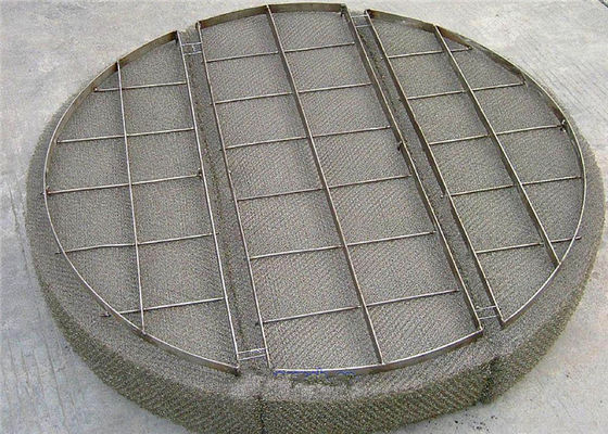 0.08mm Dia Titanium Knitted Wire Mesh Demister Pad