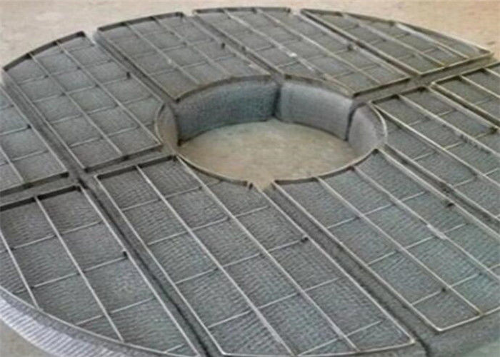 High Removal Efficiency Demister Mat , Wire Mesh Mist Eliminator For