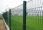 PVC Green Peach Shaped Triangle Fence Panel 2.0*2.5m For Security OEM