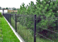 1230mm 3D Curved Triangle Fence Panel BRC Mesh Fencing For School rustproof