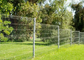 Round Posts Welded Mesh Fencing Triangle Garden 1.5m Height