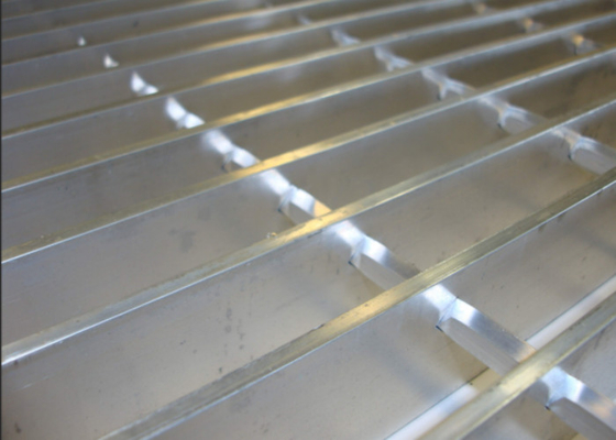304 Stainless Steel Walkway Grating 100mm Spacing Industrial
