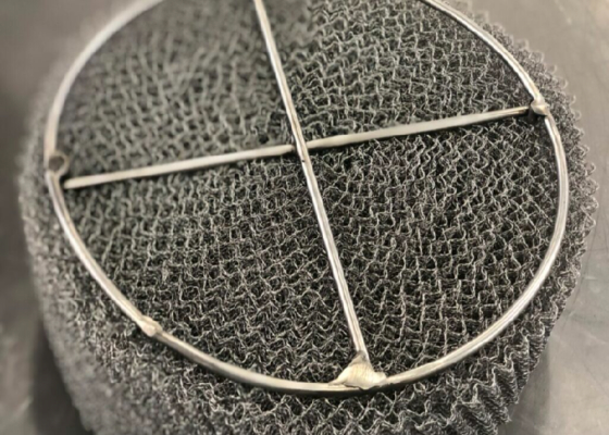 Wire Mesh Demister Pad for Gas-Liquid Separation 100-4000mm Width