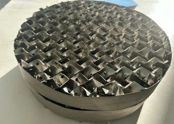 SS304 316L Metal Structured Packing 500Y/700Y for Distillation