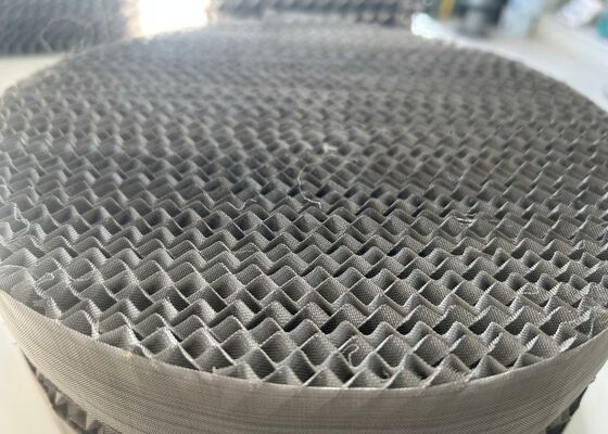 250Y Metal Structured Packing For Distribution Of Gas-Liquid ISO9001