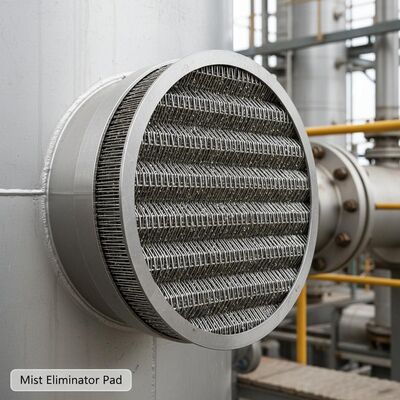 Mist Eliminator Pad For Oil Built As Per Tower Manway Specifications Ensuring Consistent Oil Mist Separation Efficiency