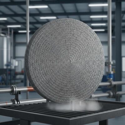 Corrosion Resistance Wire Mesh Demister Pad Knitted Weave Style Pad Diameter 300 Mm 6000 Mm Ideal for Industrial Applications