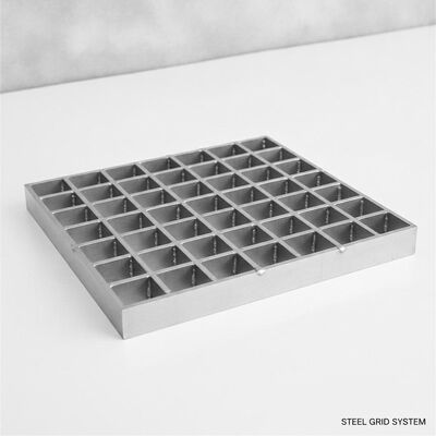 3mm to 10mm Bar Thickness Provided Steel Grid Pressure Locked Weld Way Steel Grating Systems for Commercial and Industrial