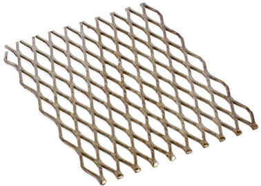 Electric Stainless Steel Diamond Mesh 4x8 Feet Size Shock Resistance For Security