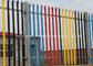 Pvc Coated Steel Palisade Fencing Pre Hot Dipped Galvanized Tube Material