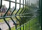 Customized Size 2x2 Triangle Fence Panel Welded Wire Mesh White Green Color