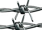 Safety Iron Stretching Barbed Wire Fence For Goats Double / Single Twisted BWG 12#