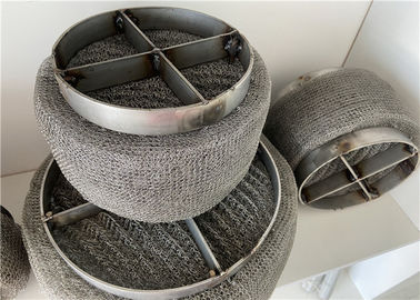 Stainless Steel 410 Wire Mesh Demister Pad Knitted Filter Vapor Liquid Filter