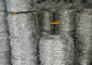 Rustproof Cross Security Steel Barbed Wire 2.0mm 15mm Barb For Factory