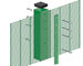 Green Pvc Coated Welded Anti Climb 358 Security Fencing 12.7 * 76.2mm * 4.0mm