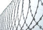 Bto-22 Y Pillar Razor Barbed Wire Galvanized Concertina Airport / Prison 10kg Per Coil