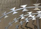 Clips Hot Dip Galvanized Razor Barbed Wire For Anti Piracy Security Fence