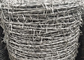 Q235 Low Carbon Steel Fully Galvanised Barbed Wire 12 Guage Hot Dipped