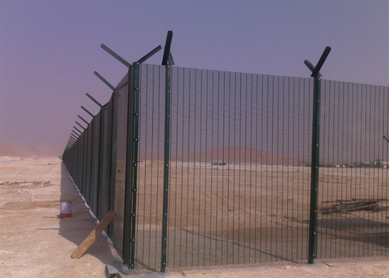 Galvanized Steel Fence 358 Security Fencing For Military & government sites