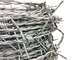 Electro Galvanized Steel Barbed Wire Safety 16 X 14 Gauge 25kg / Roll For Military