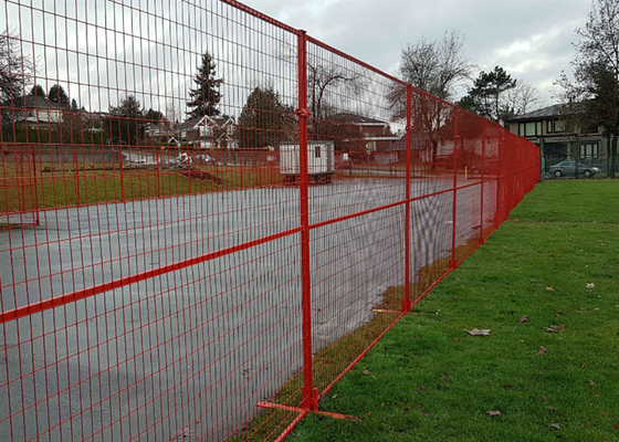 Galvanized Steel Temporary Mesh Fencing 2.1x2.4m 60x150mm